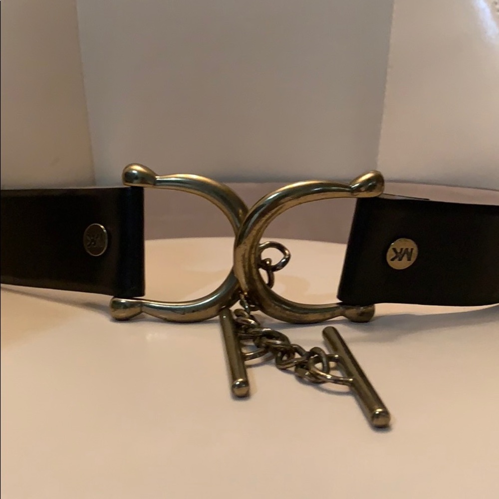 Unique Michael Kors leather belt